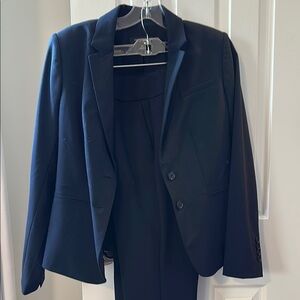 Ann Taylor Navy Blazer and Pants Set